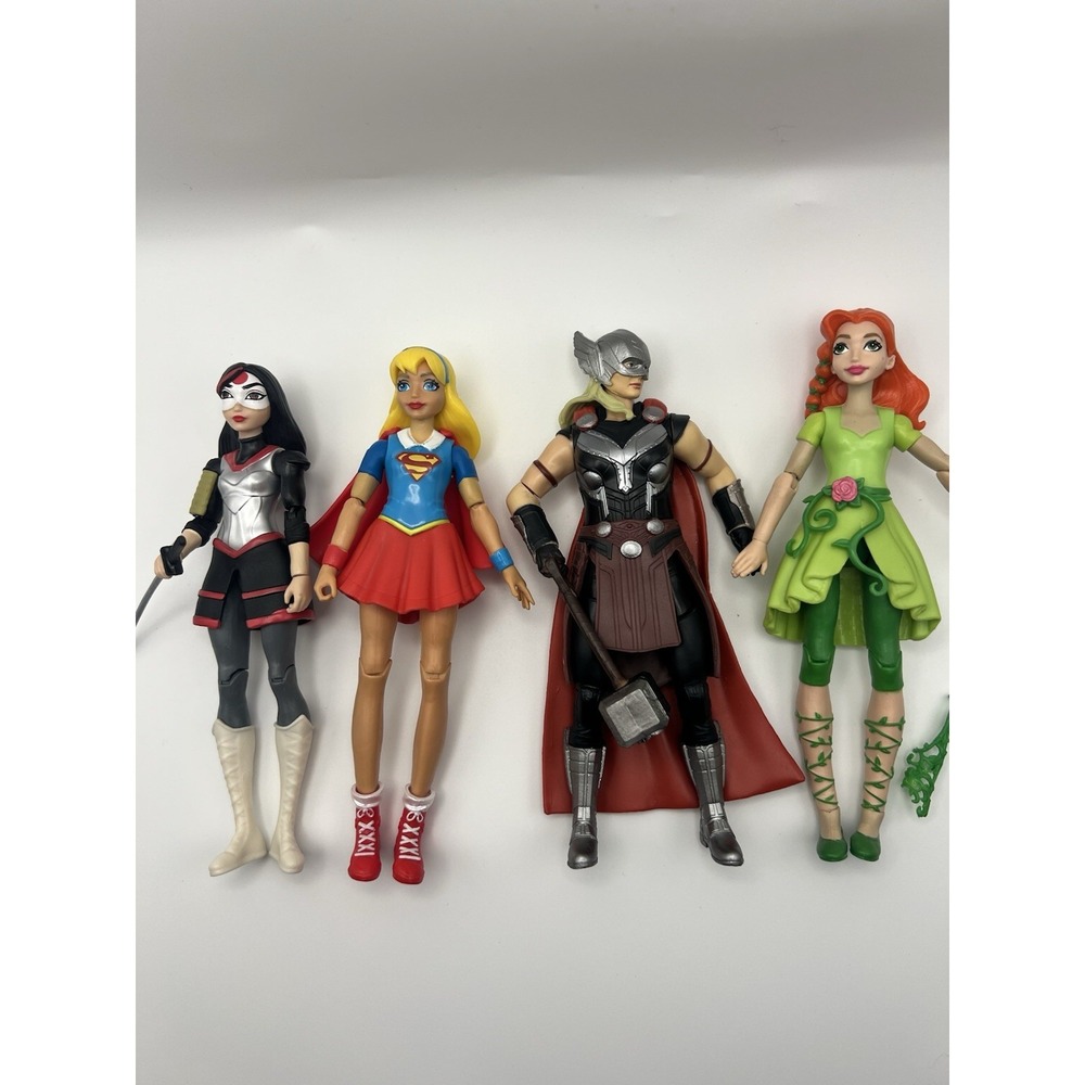 DC super hero girls dolls lot